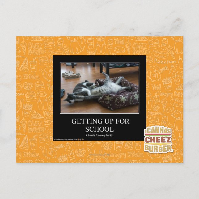 Postal Prepararse Para La Escuela (Anverso)