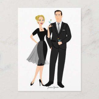 Postal ¡Preparen Su Martinis!