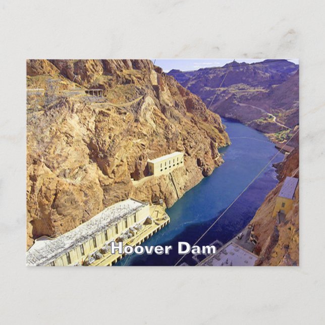 Postal Presa Hoover en Arizona (Anverso)