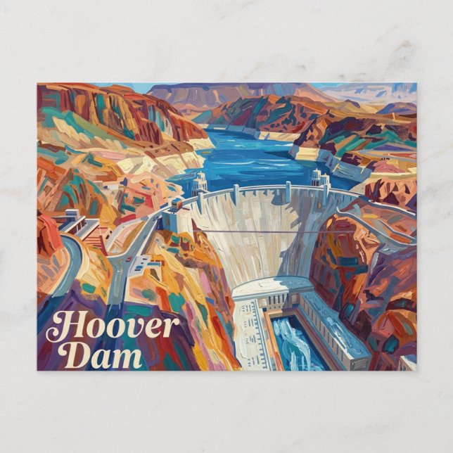 Postal Presa Hoover Nevada (Anverso)