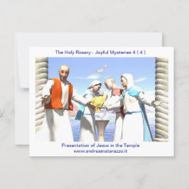 Postal Presentación de Jesús en el Templo