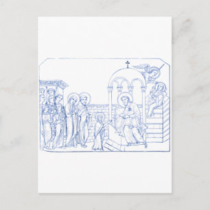 Postal Presentación de la Santísima Virgen María