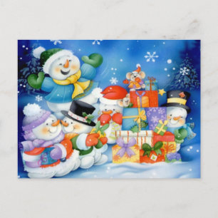 Postal Presentaciones para la familia helada