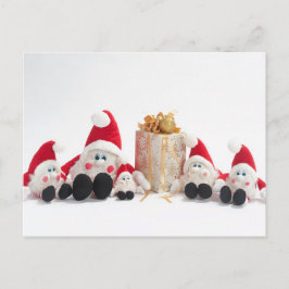 Postal Presente y gnomos