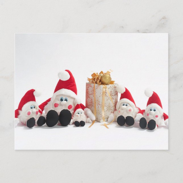 Postal Presente y gnomos (Anverso)
