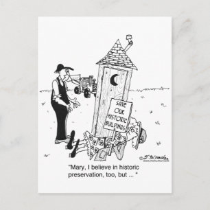 Postal ¿Preservación histórica de Outhouses?