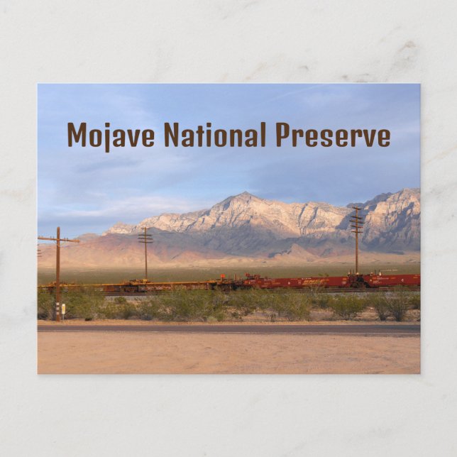 Postal Preservación nacional de Mojave California (Anverso)
