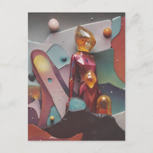 Postal Preservando su dignidad - Arte de Ken Gage