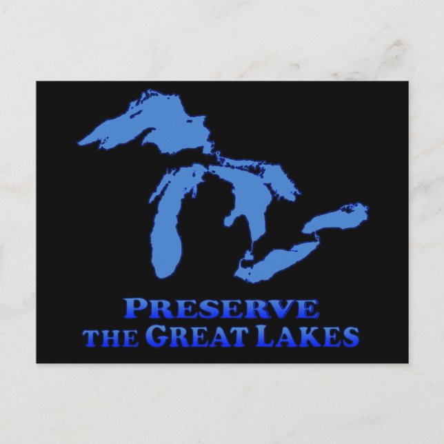 Postal Preservar Grandes Lagos - Postcard (Anverso)