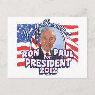 Postal Presidente 2012 de Ron Paul