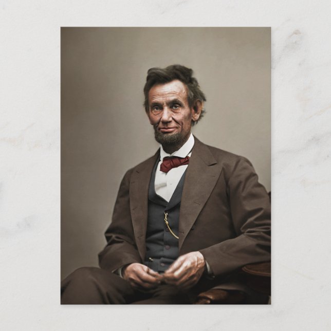 Postal Presidente Abraham Lincoln (Anverso)