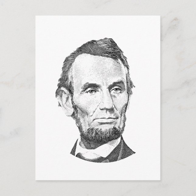 Postal Presidente Abraham Lincoln (Anverso)