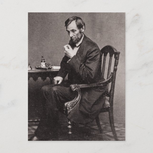 POSTAL PRESIDENTE ABRAHAM LINCOLN 1862 STEREOVIEW (Anverso)
