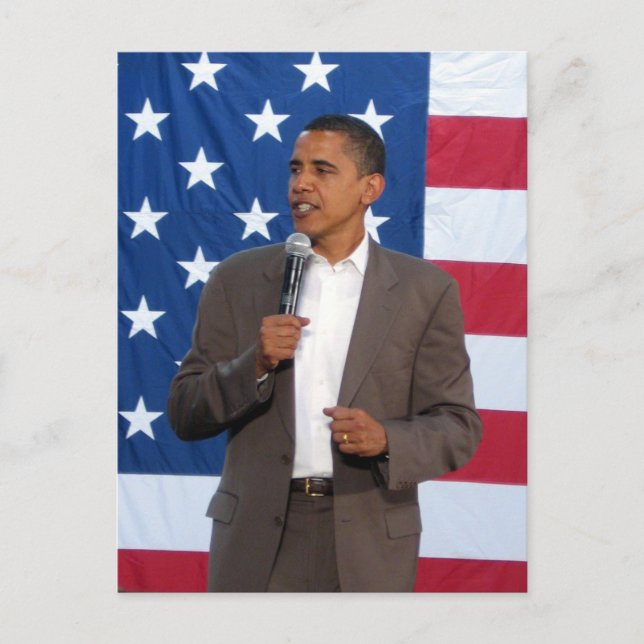 Postal Presidente Barack Obama (Anverso)