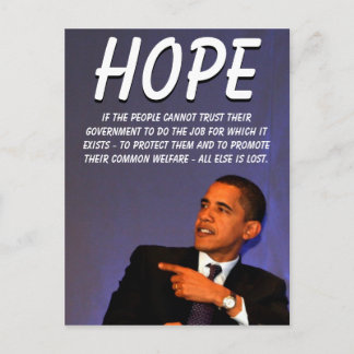 Postal Presidente Barack Obama
