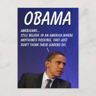 Postal Presidente Barack Obama