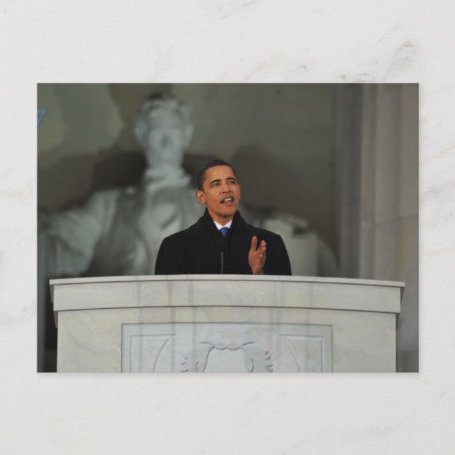 Postal Presidente Barack Obama (Anverso)