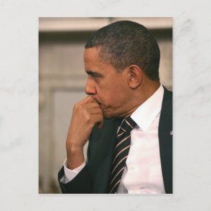 Postal Presidente Barack Obama encuentra con al