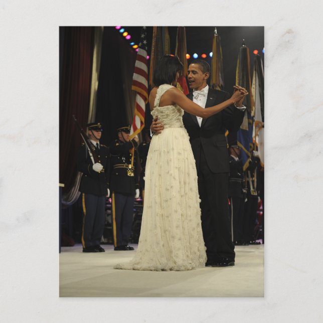 Postal Presidente Barack y Michele Obama (Anverso)