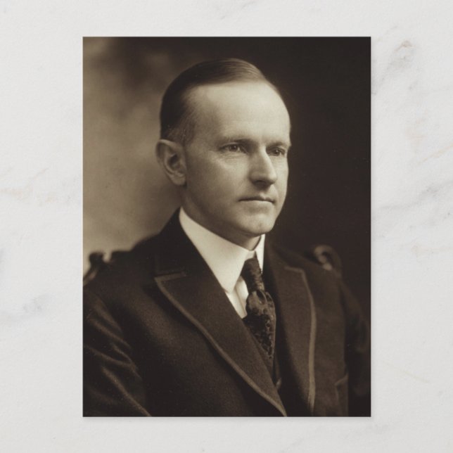 Postal Presidente Calvin Coolidge (Anverso)