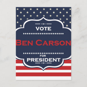 Postal presidente de ben carson