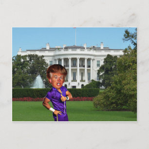 Postal presidente donald trump