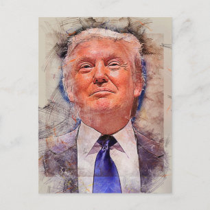 Postal Presidente Donald Trump