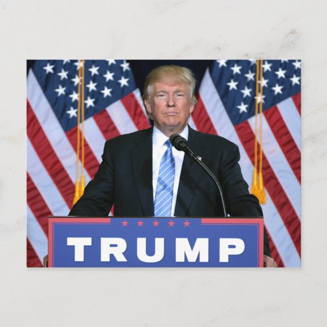 Postal Presidente Donald Trump (Anverso)