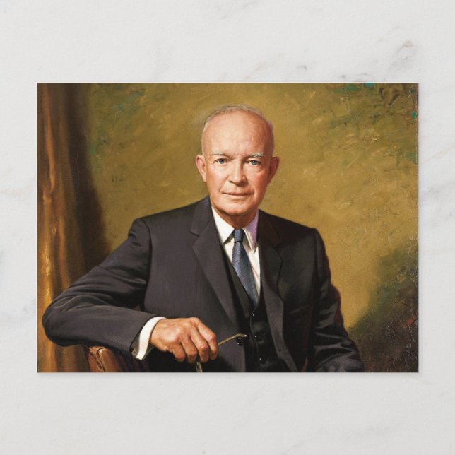 Postal Presidente Dwight D Eisenhower (Anverso)