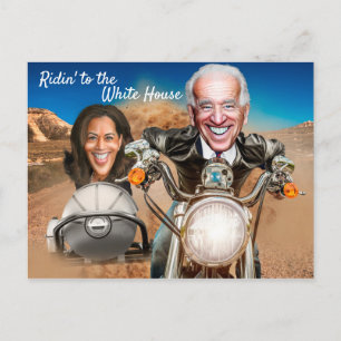 Postal Presidente Electo Joe Biden y los motociclistas Ka