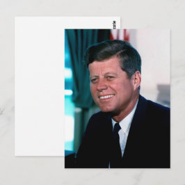 Postal Presidente estadounidense John F. Kennedy en la Of