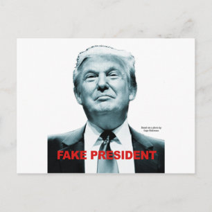 Postal Presidente falso (Trump)