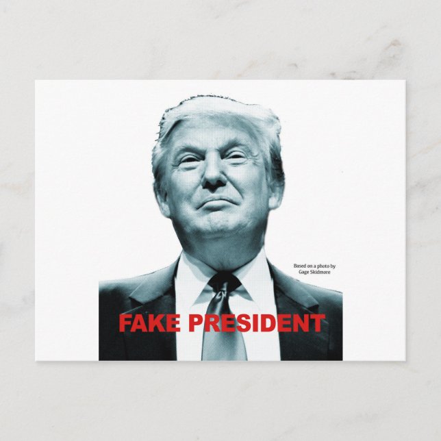 Postal Presidente falso (Trump) (Anverso)