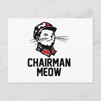 Postal Presidente Meow (Mao) Design