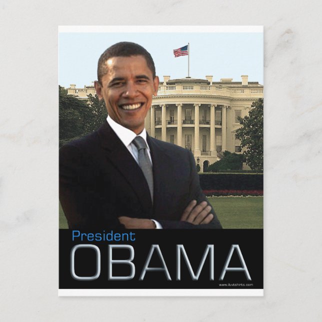 Postal Presidente Obama (Anverso)