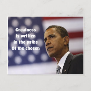 Postal Presidente Obama