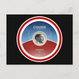 Postal Presidente Obama CAMBIO
