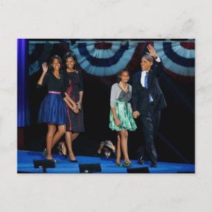 Postal PRESIDENTE OBAMA Reelección histórica