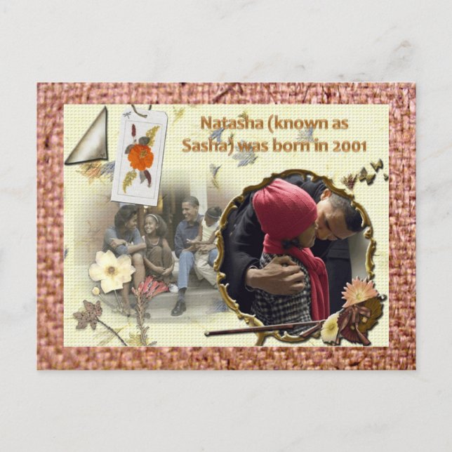 Postal Presidente Obama SU HISTORIA MEMORY LANE (Anverso)