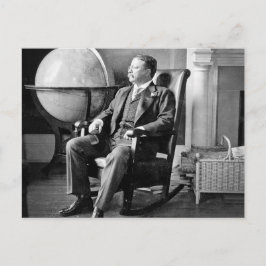 Postal Presidente Teddy Roosevelt Vintage Casa Blanca