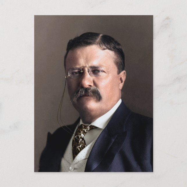 Postal Presidente Theodore Roosevelt (Anverso)