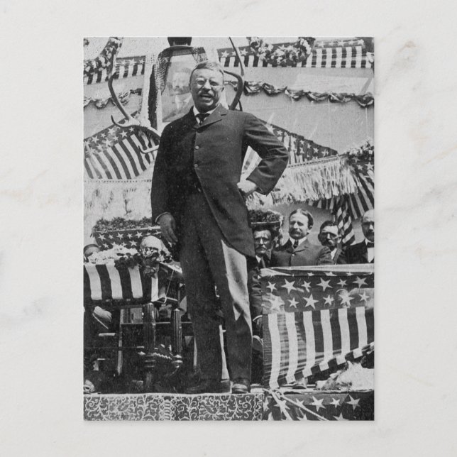 Postal Presidente Theodore Roosevelt en Wyoming (Anverso)