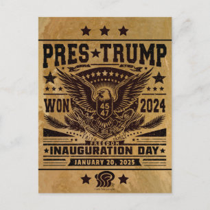 Postal Presidente Trump Ganó 2024