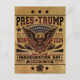 Postal Presidente Trump Ganó 2024