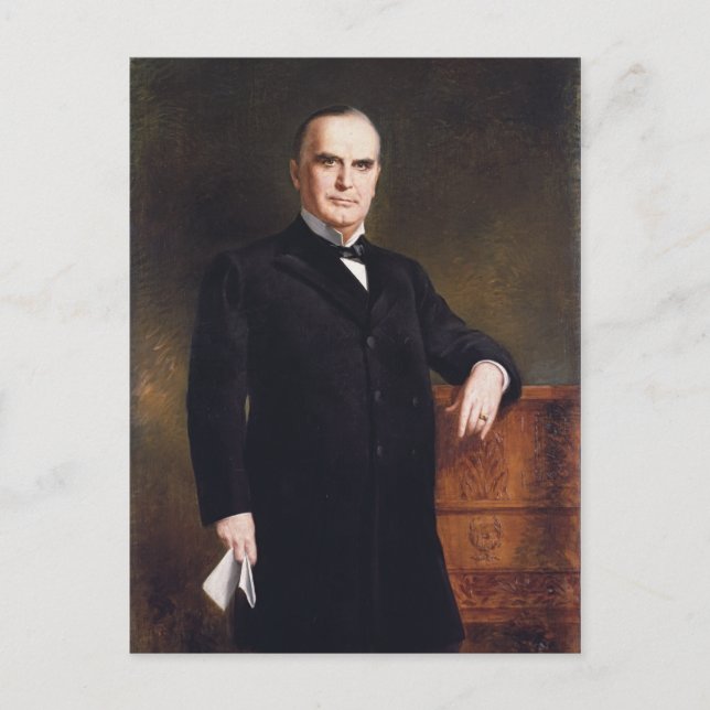 Postal Presidente William McKinley por August Benziger 18 (Anverso)