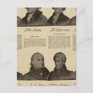 Postal Presidentes de EE.UU., autógrafos, biografías 2
