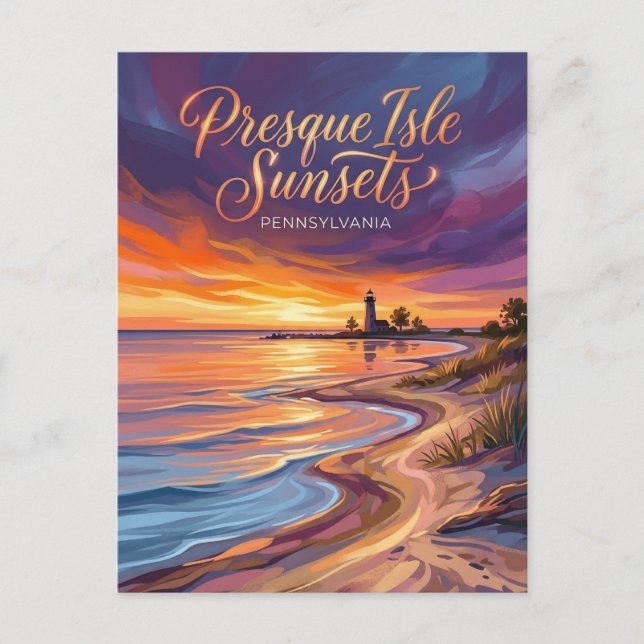 Postal Presque Isle State Park Pennsylvania (Anverso)