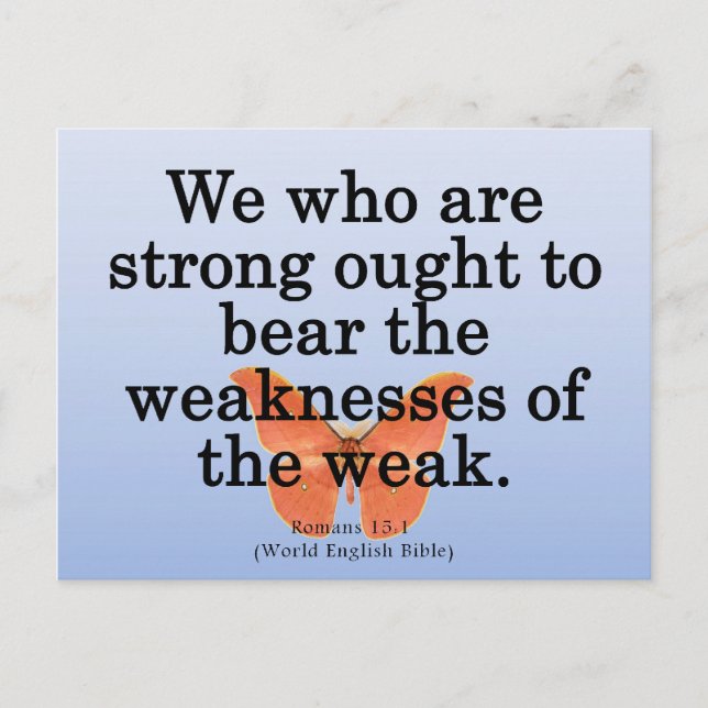 Postal Préstame a los romanos de mano de ayuda 15-1 (Anverso)