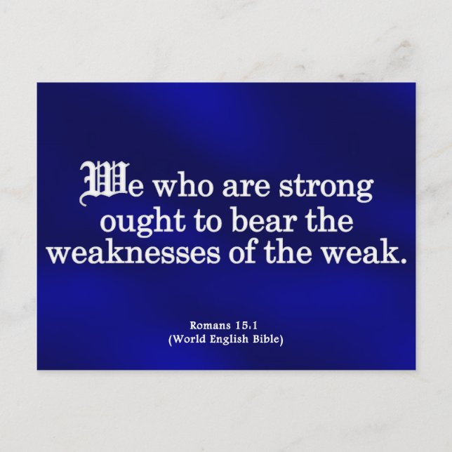 Postal Préstame a los romanos de mano de ayuda 15-1 (Anverso)