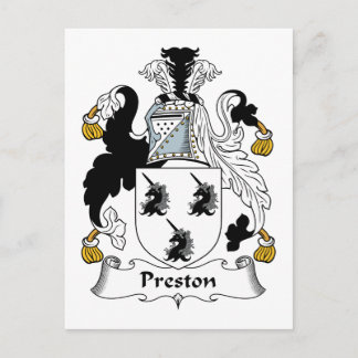 Postal Preston Family Crest